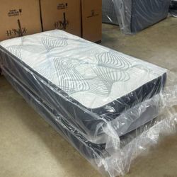 NEW TWIN MATTRESS AND BOX SPRING 😉 100% QUALITY & CONFORM 👌