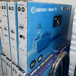 Element 55” Roku 4K UHD Smart TV