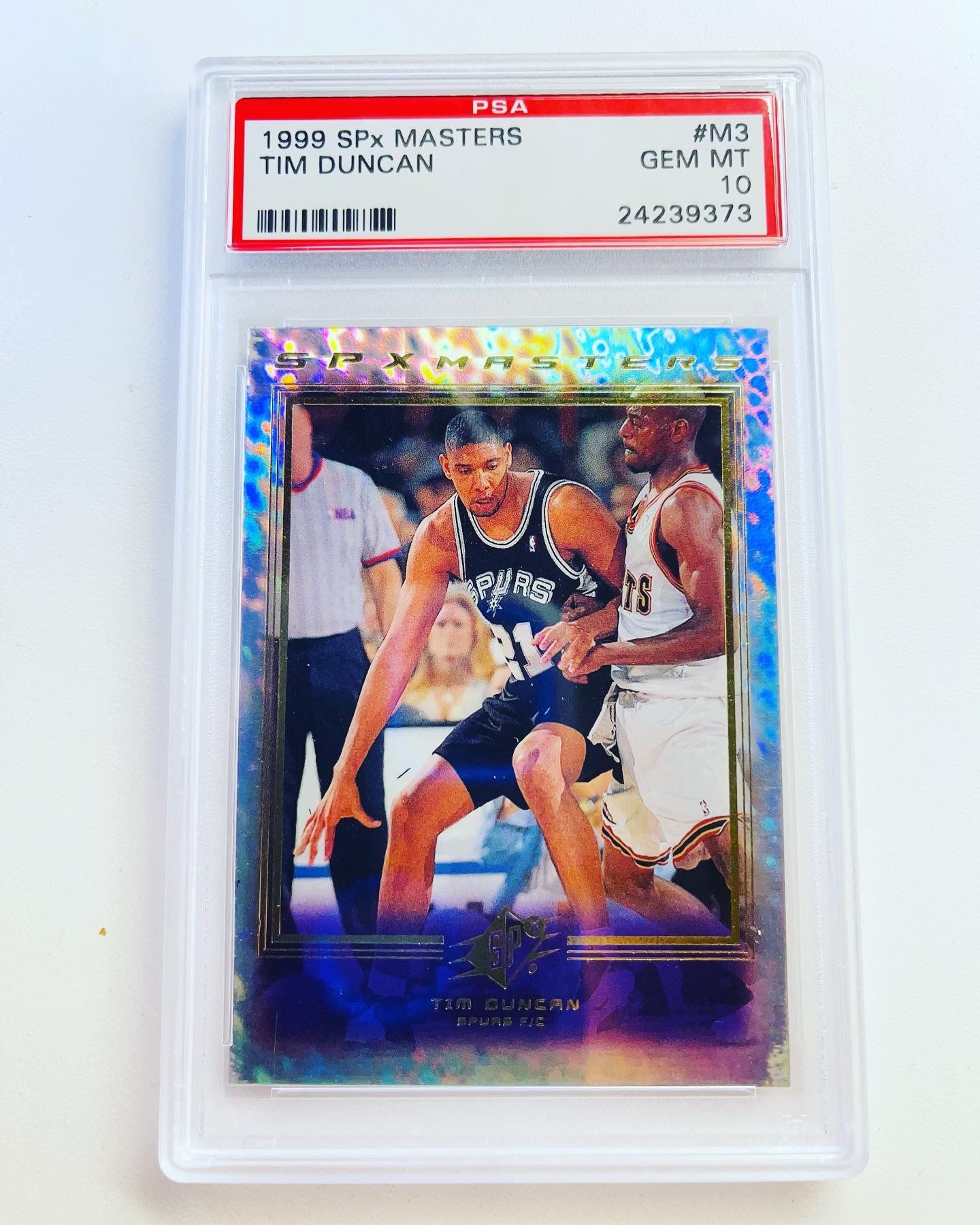 1999 SPX Masters Tim Duncan PSA 10 Gem SSP RARE A Beautiful Insert!
