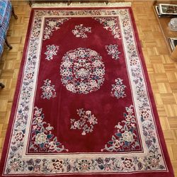 Chinese Area Rug, Magenta