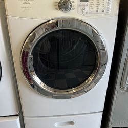 Frigidaire Electric Dryer With Pedestal( Delivery Available)