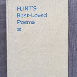 Rare classic book, Flint's Best-Loved Poems by Annie Johnson Flint, hardcover, very good condition