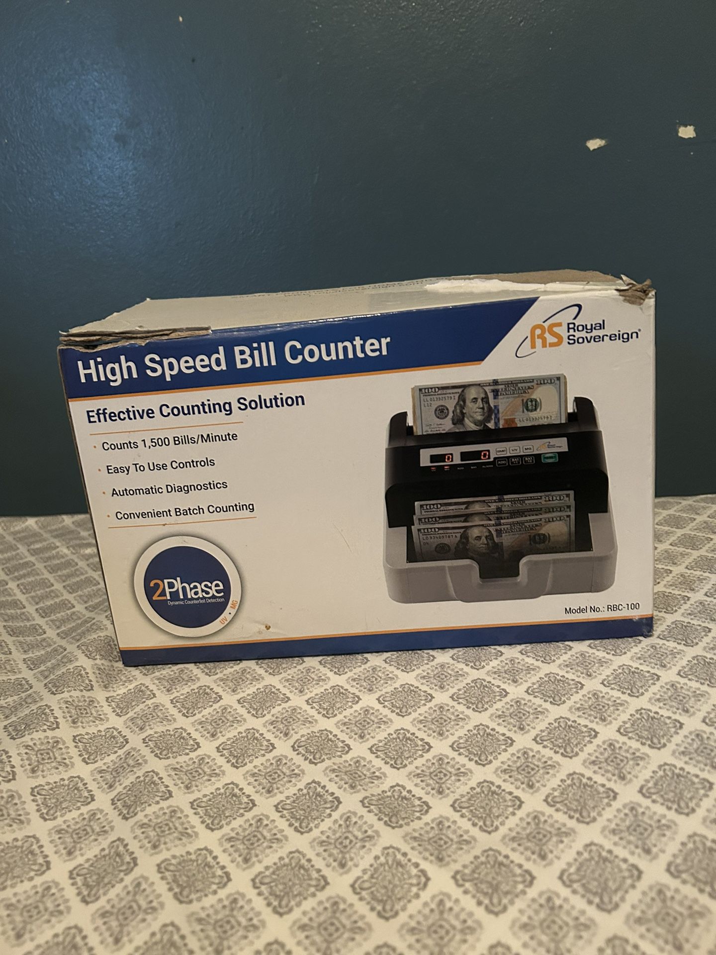 Bill Counter. High Speed Bill Counter By Royal Sovereign 