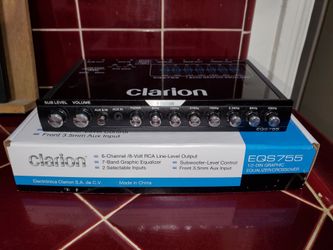 Clarion EQS755  Equalizer
