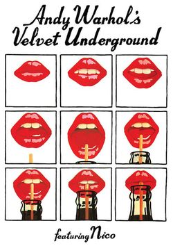 Velvet Underground Lips Wall Poster 24"x36"