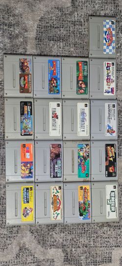 Superfamicom nintendo games