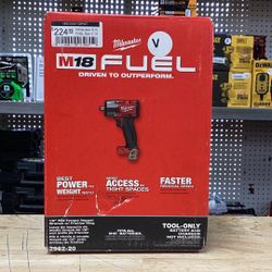 Milwaukee M18 FUEL Gen-2 18V Lithium-Ion Brushless Cordless Mid Torque 1/2 in. Impact Wrench w/Friction Ring (Tool-Only)