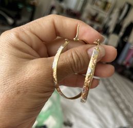 Arracadas 14 K Oro De México 🇲🇽 