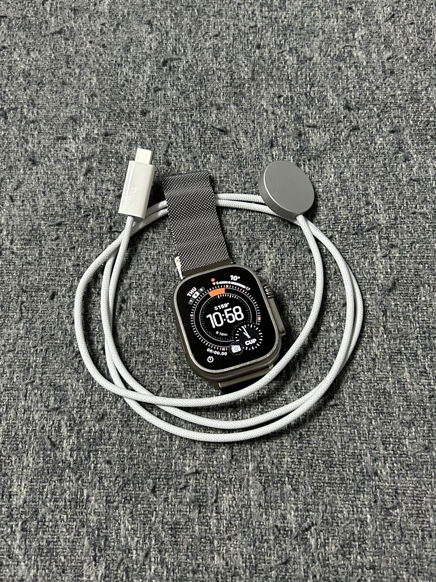Apple Watch Ultra 2nd Gen With Milanese Loop Band