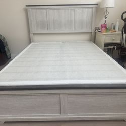 Queen Bed frame With Box spring 