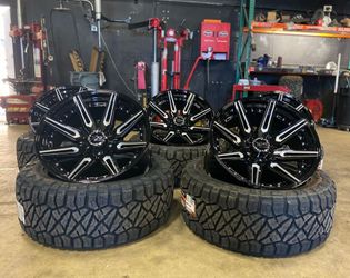 XPD 20X10 6X139.7 -24  Gloss Black Milled/ 33125020 Nitto Ridge Glapper 