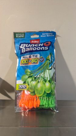 Zuru Bunch Balloons fill & Tie water blooms 100. in 60 seconds