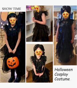 Wednesday or Kitty Costume For kids