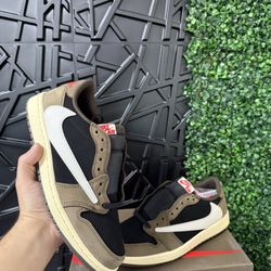 Aj1 Nike Air jordan 1 low travis Scott Dark Mocha Size 7,7.5,8,8.5,9,9.5,10,10.5,11,12 