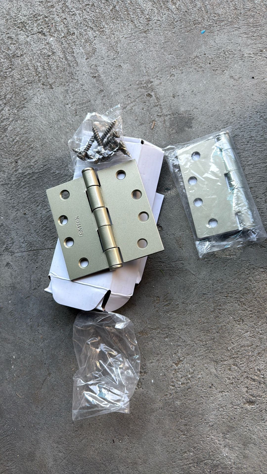 Emtek Steel Hinges 4”x4”x3.3 Mm Square