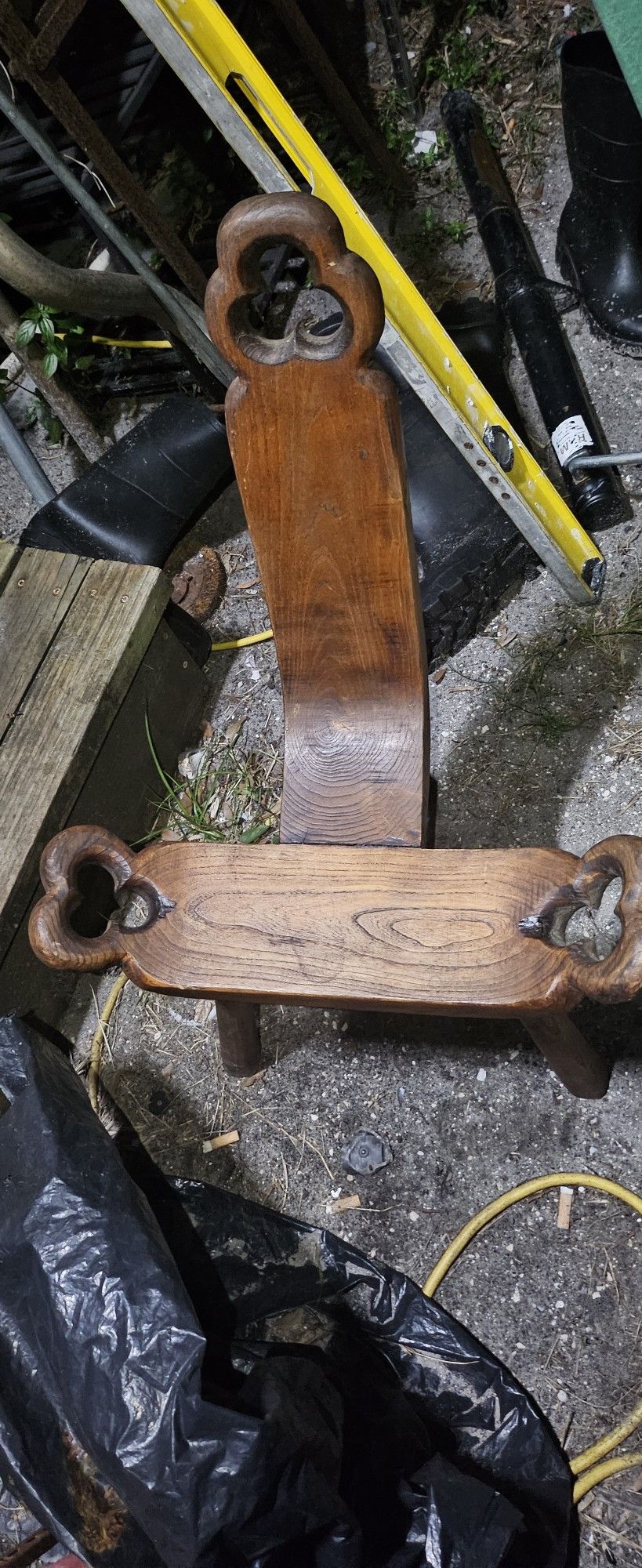 Old Maids Cow Milking Chair.