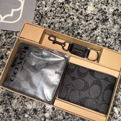 Coach wallet gift set