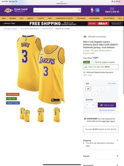 LeBron James Los Angeles Lakers Nike 2020/21 Authentic Jersey