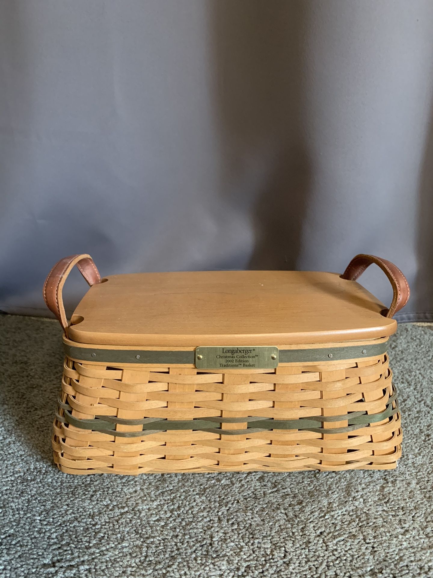 Longaberger Christmas Collection 2002 Edition Traditions Basket