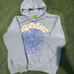Brand New Spider Hoodie Sky Blue