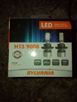H13 9008 SYLVANIA LED lights