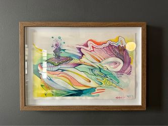 Original Artfool / Maurice Laflamme III Painting – One of One – Framed