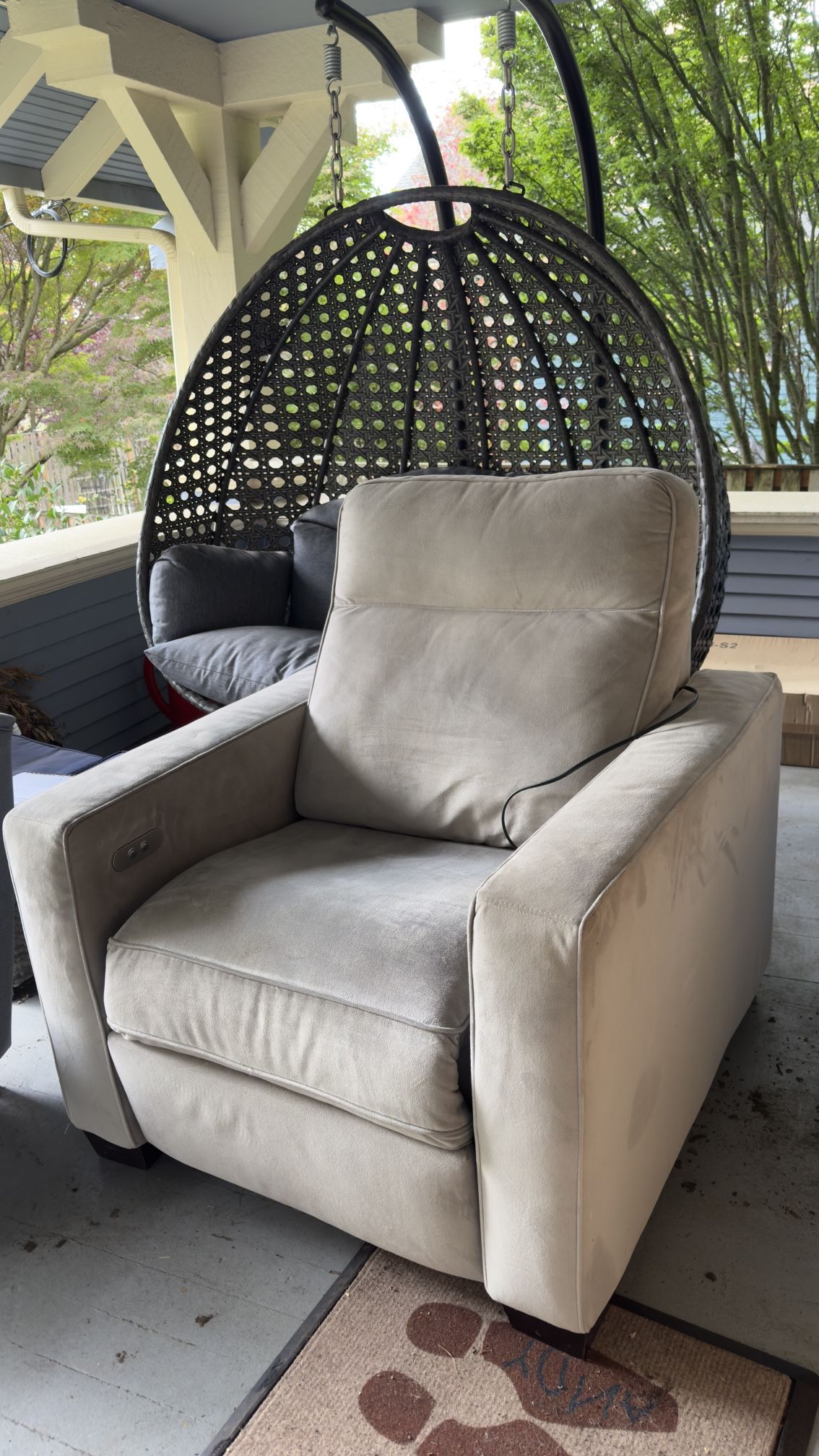 West Elm Power Recliner