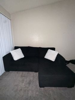 Livingspaces black couch