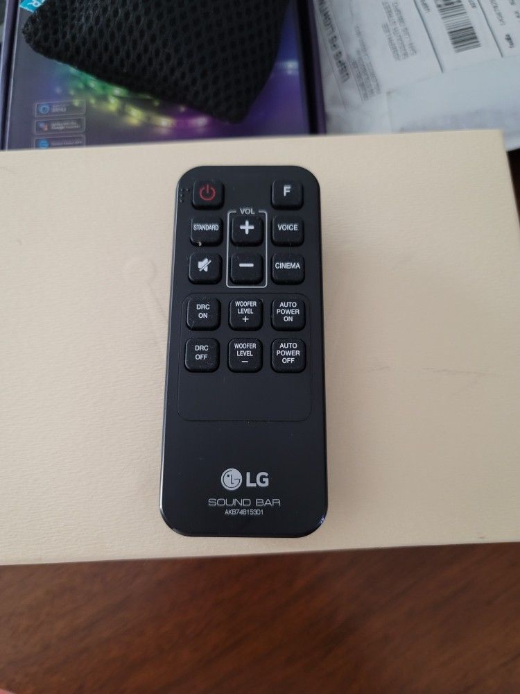 LG sound Bar Remote for Sale in Hacienda Heights, CA OfferUp