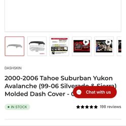 Dashskin Dash cover For 99-06 Silverado Tahoe Suburban NEW