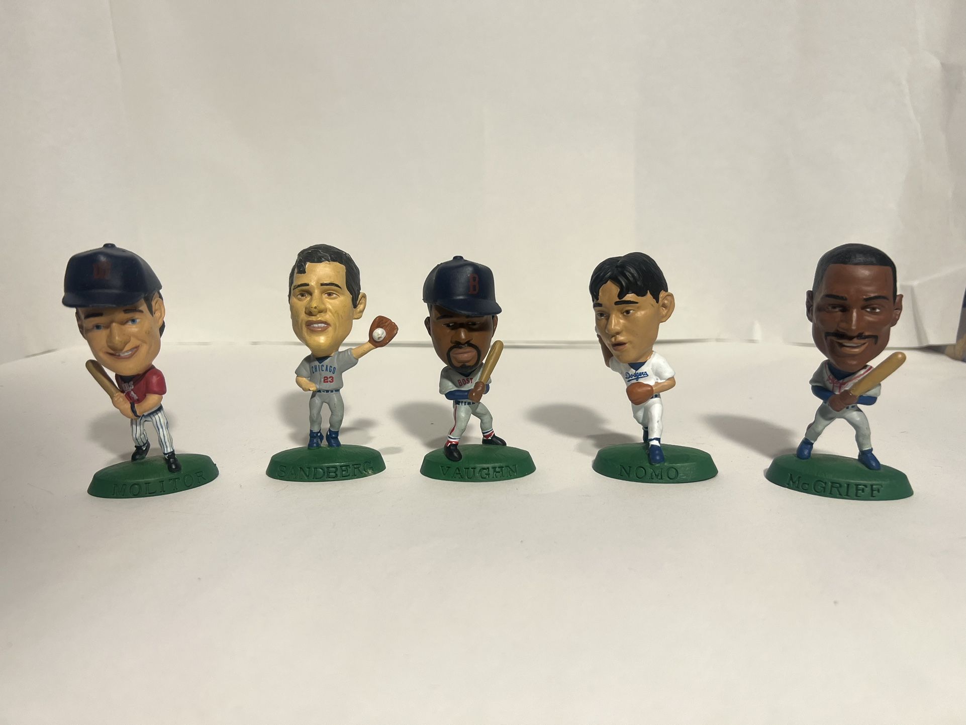 MLB Fred McGriff, Hideo Nomo, Ryne Sandberg, No Vaughn, Paul Molitor 3''
