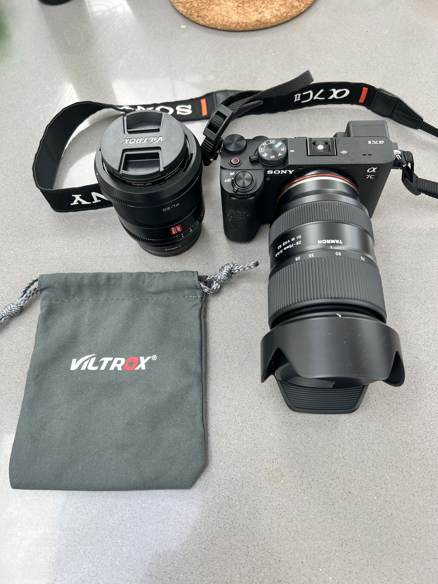 Sony A7c ii + Tamron 28-75 G2 + Viltrox 24mm