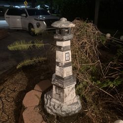 Concrete Lighthouse Decoration 