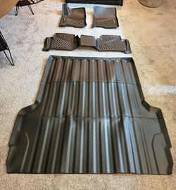 New Chevy Colorado, SuperCrew Cab All Weather Floor Liners 23-26 incl Bed Mat