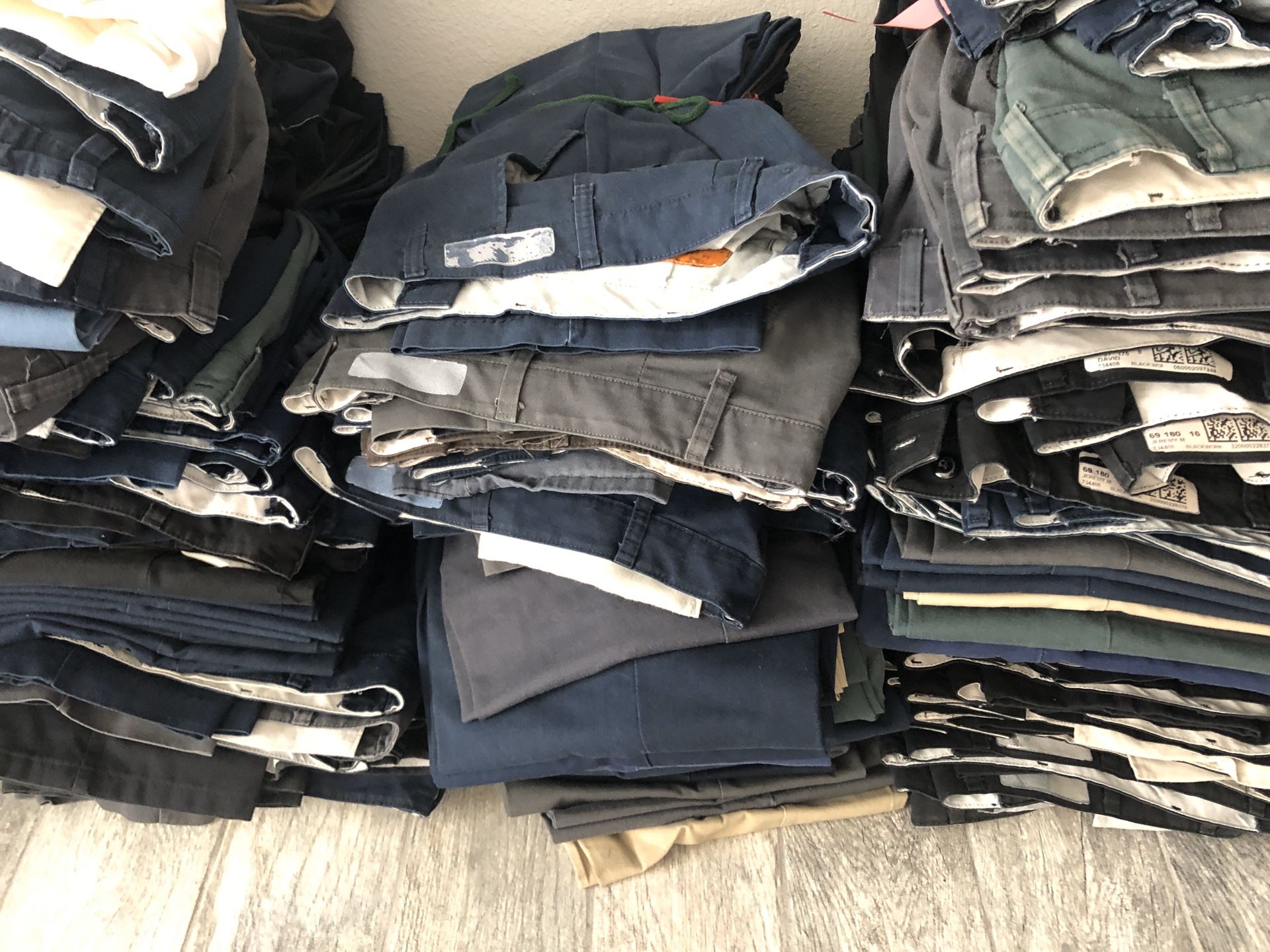 Pantalones para el trabajo de jardinería, mecánica, construcción, pintor, bodega, transporte / pantalones usados - 3 Pants Por $20