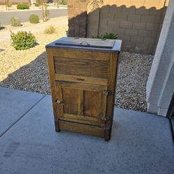 Late 19th  Early 20thCentury Ice Box By North Pole