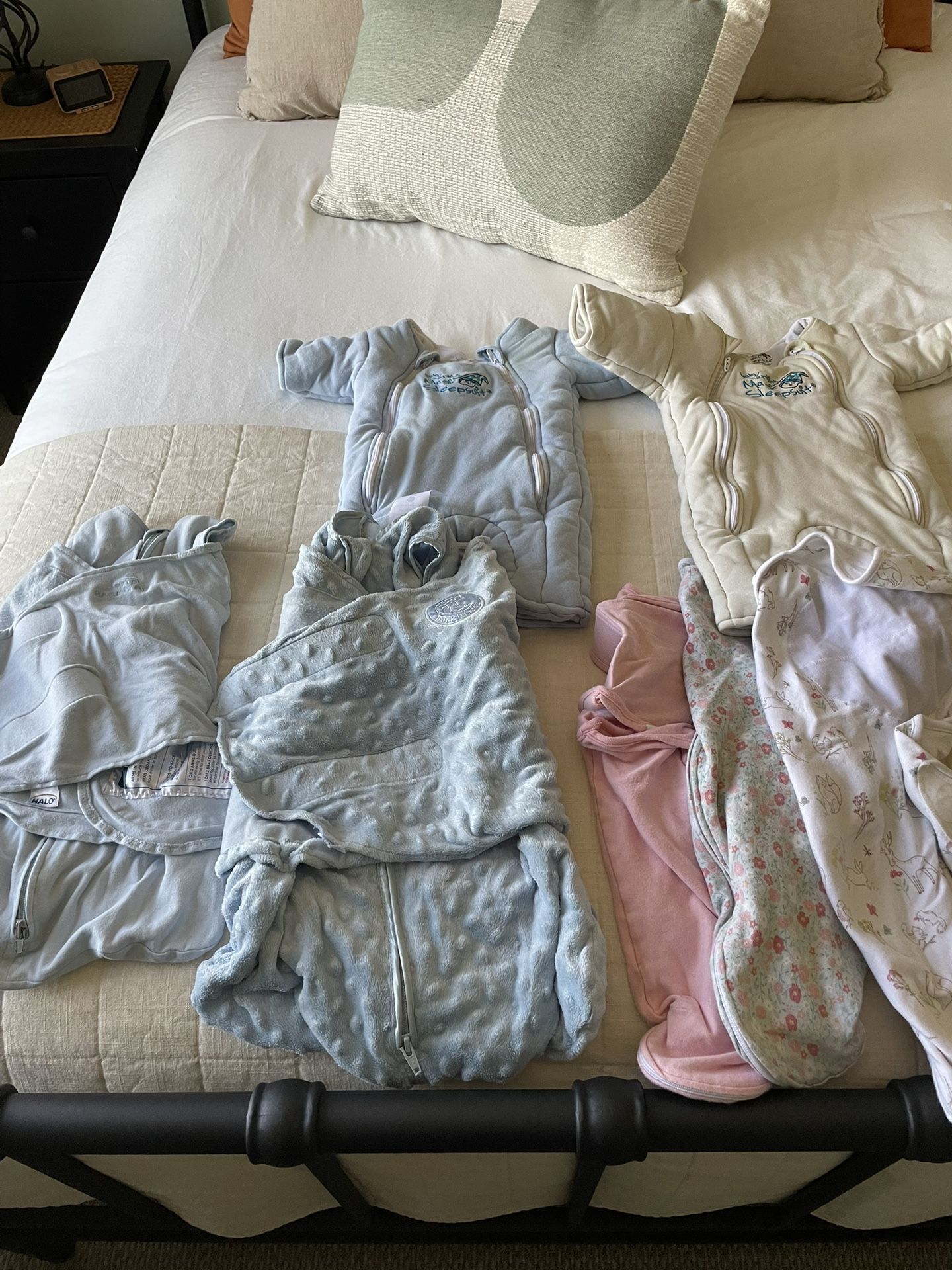 2 Baby Merlin Magic Sleep Suites +swaddles