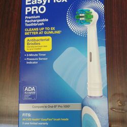 PREMIUM RECHARGEABLE TOOTHBRUSH EASY FLEX PRO CVS HEALTH