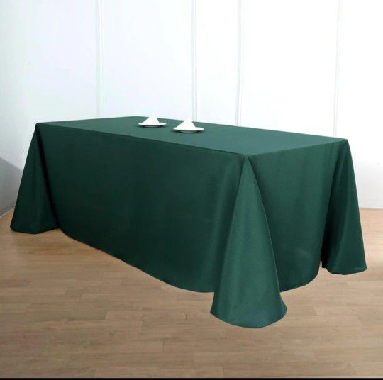 8 FT Long Rectangle Tablecloths 