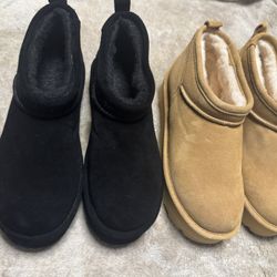 Bearpaw Platform Boots Size 10