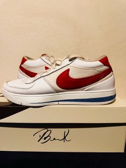 Nike Low-Top Sneakers White Red Blue