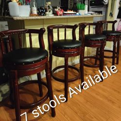 4 Bar Stools Chairs Barstools 29"