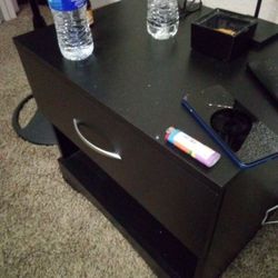 End Table, Small Section, And A Big Couch