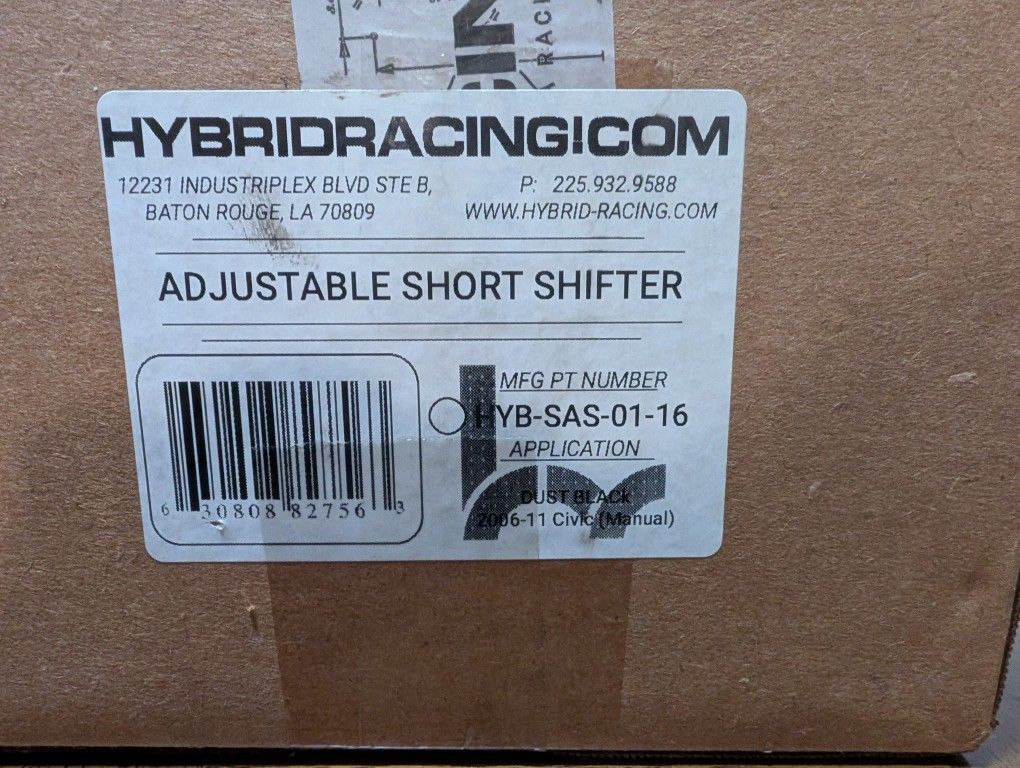 Hybrid Racing Short Shifter 06-11 Civic Si 