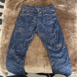 Levi X Bathing Ape Sz 32