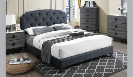 Full Size Frame And Mattress 