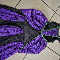 Purple Girls Witch Costume