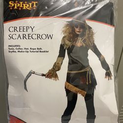 Halloween Creepy Scarecrow Costume 