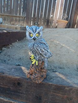 Owl Cement Garden Decorations