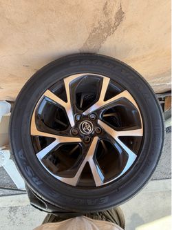 OEM Toyota C HR 18” Wheels and Tires Set of 4 OBO